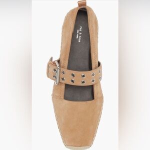 Rag&Bone suede espadrilles size 7 or 37 maybe full 6.5 if you have wide feet New